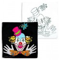 FOULARDS CLOWN - SET CM 45 X 45