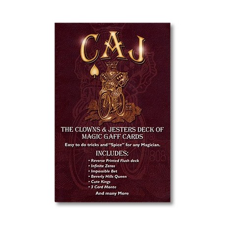 CAJ Deck- Deck of Misc. Gaff Cards and booklet