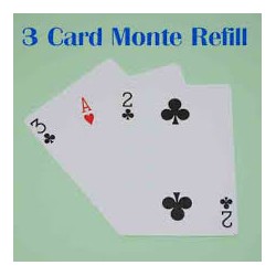 Ultimate 3 Card Monte by Michael Skinner. Refill. 