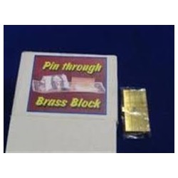 Pin Thru brass block