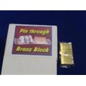 Pin Thru brass block