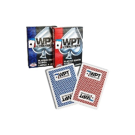 WPT - DIAMOND BACK POKER DECK dorso rosso o blu