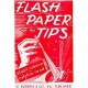 Flash Paper Tips