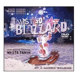 Twisted Blizzard (DVD and Deck) by Aaron Delong and JB magic